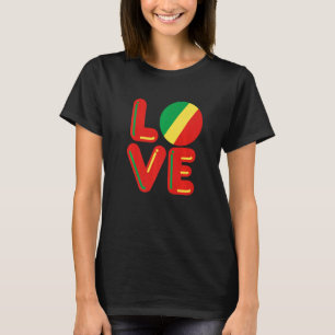 LOVE - Republic Of The Congo Premium T-Shirt