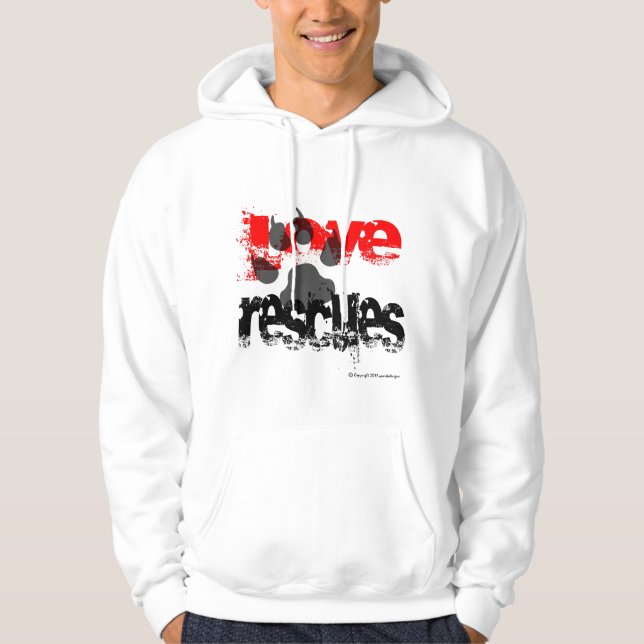 Love Rescues Hoodie (Front)