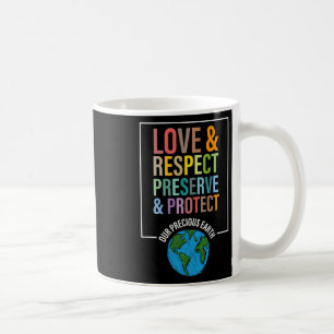 Love Respect Preserve Protect Our Precious Earth D Coffee Mug