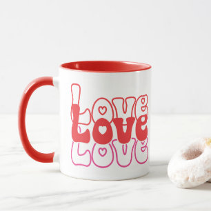 Love Retro Valentine  Mug