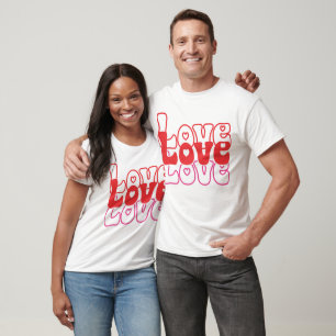 Love Retro Valentine  T-Shirt