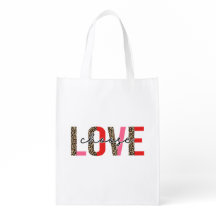 love Reusable Grocery Bag
