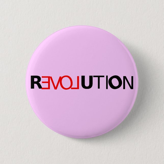 Love Revolution Button (Front)