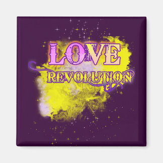 Love Revolution Fridge Magnet