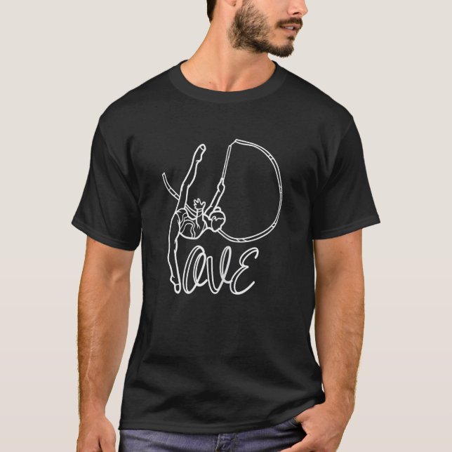 Love Rhythmic Gymnast  Athletes Sport Sportswoman  T-Shirt (Front)