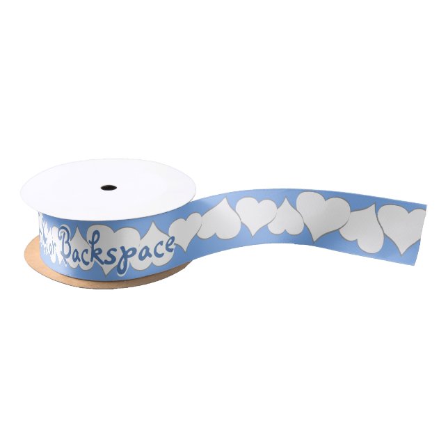 Love Ribbon Paper Valentine's Customised Ribbon Satin Ribbon (Spool)