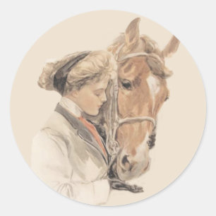 Love Rides On Four Legs Sticker