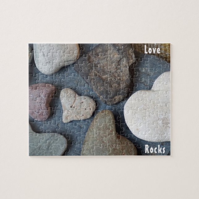 Love Rocks-A collection of Heart Shaped Rocks Jigsaw Puzzle (Horizontal)