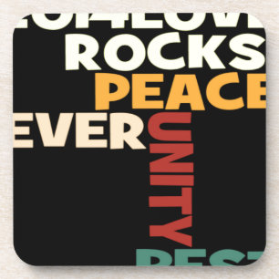 Love Rocks Coaster