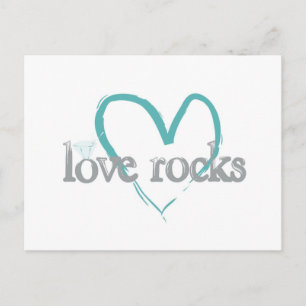 Love Rocks Postcard