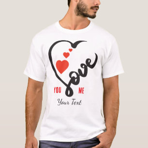 Love & Romance Concept Design with Heart Elements T-Shirt