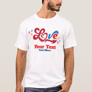 Love & Romance Concept Design with Heart Elements T-Shirt