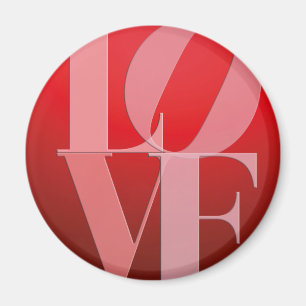 Love Romance Red Pink Magnet