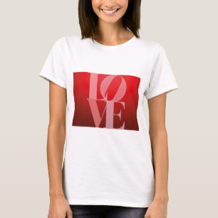 Love Romance Red Pink T-Shirt
