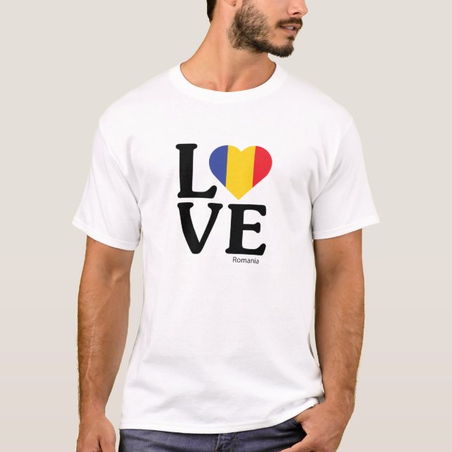 Love Romania T-Shirt (Front)