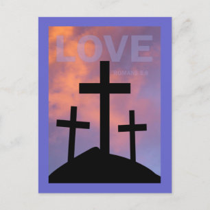 LOVE – Romans 5:8 Postcard