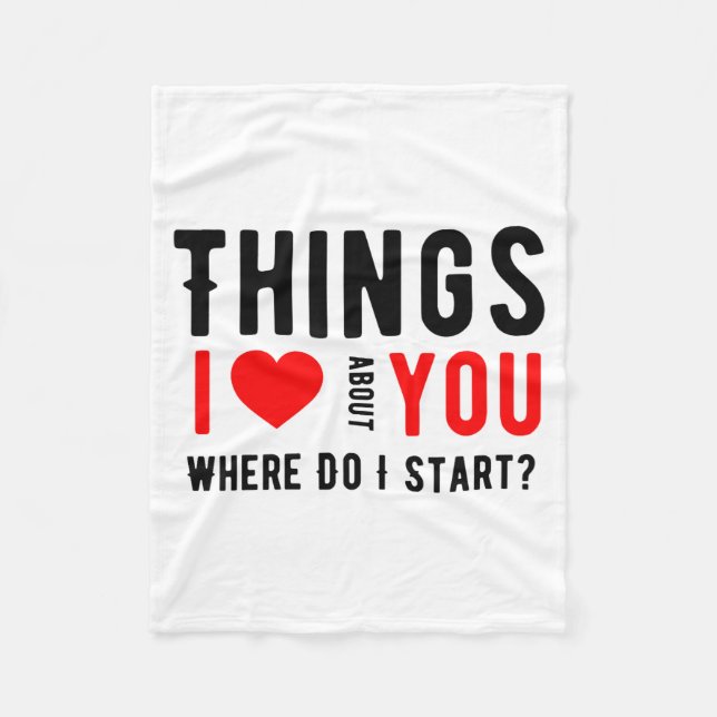 Love, Romantic For Couples, Husband, And Wife  Fleece Blanket (Front)