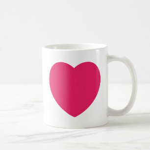 Love Romantic Red Heart Mug