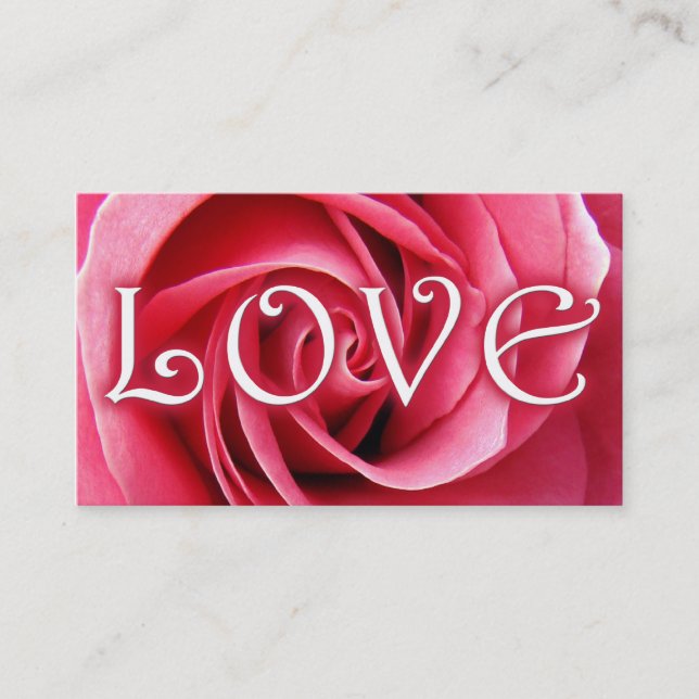 love rose business card (Front)