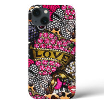 Love Rose Diamond Mosaic Cell Phone Case