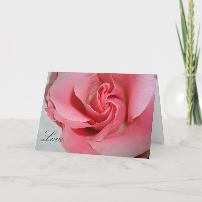 Love Rose  Holiday Card (Front)