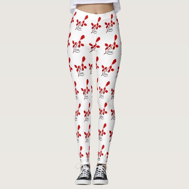 Love Rose Leggings (Front)