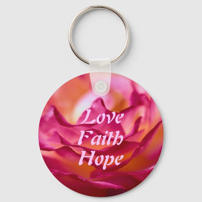 Love Rose Petal Keychain (Front)