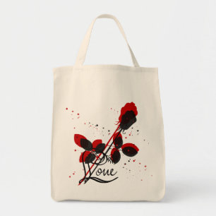 Love Rose Tote Bag