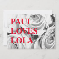 LOVE roses pink flowers bunch bouquet, background