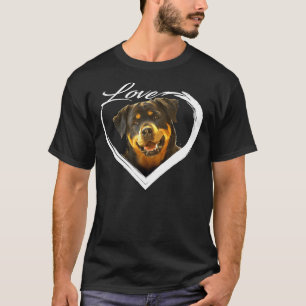 Love Rottweilers Metzgerhund Rottie Puppy Dog Love T-Shirt