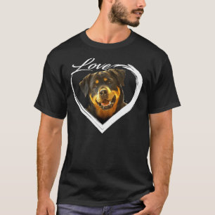 Love Rottweilers Metzgerhund Rottie Puppy Dog Love T-Shirt
