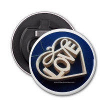 LOVE Round Bottle Opener