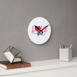 love round clock
