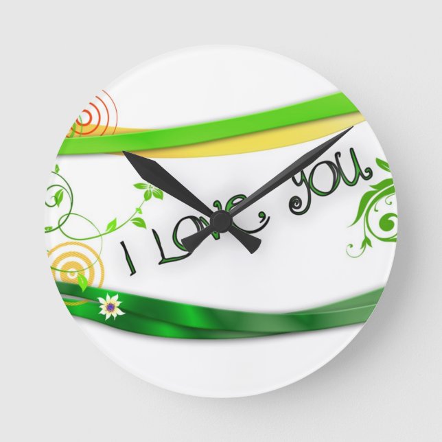 Love Round Clock (Front)