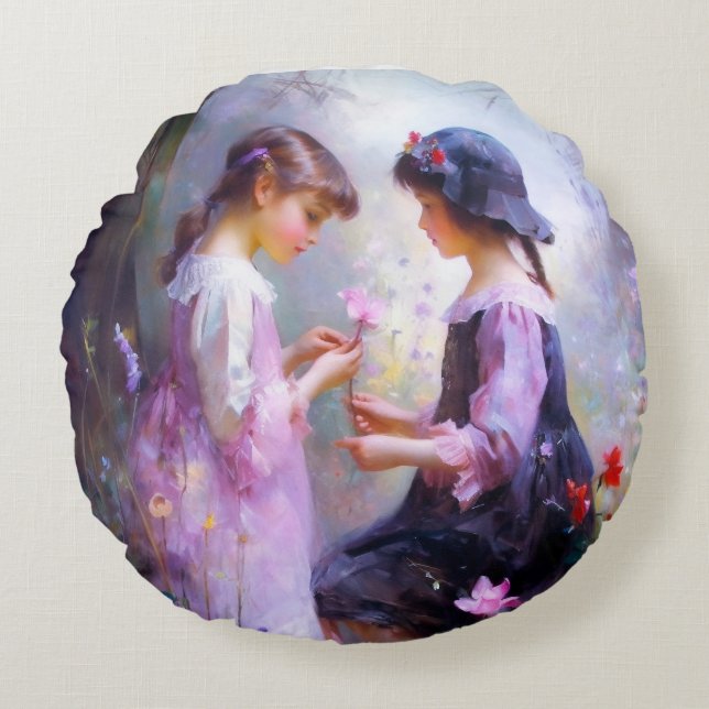 Love  round cushion (Front)