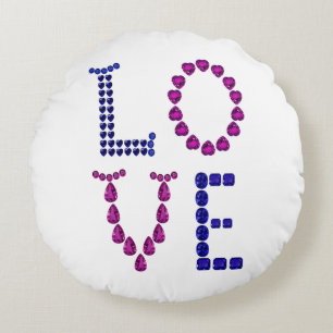 Love Round Cushion
