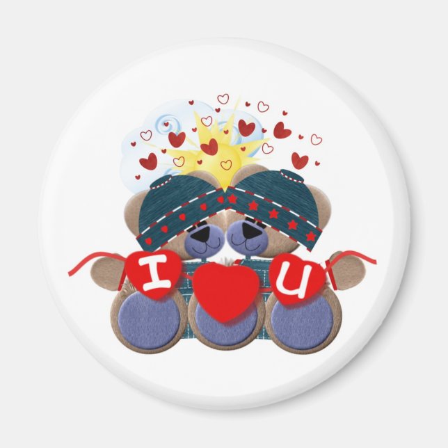 LOVE Round Magnet (Front)
