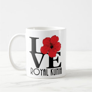 LOVE Royal Kunia Red Hibiscus 11oz Coffee Mug