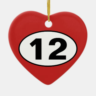 Love Rt. 12 Outer Banks Ceramic Tree Decoration