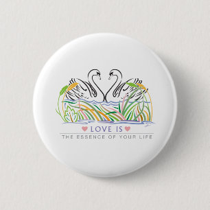 Love Rules 6 Cm Round Badge