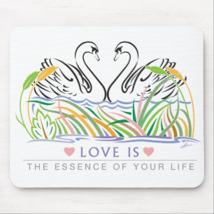 Love Rules Mouse Mat