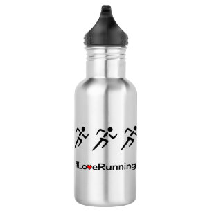 Love Running slogan runners 532 Ml Water Bottle