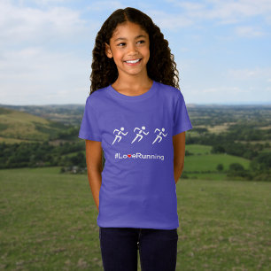Love Running slogan runners T-Shirt