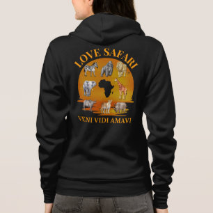 LOVE SAFARI Veni Vidi Amavi Family Group Reunion Hoodie