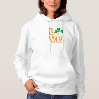 "LOVE" (SAINT PATRICK'S EDITION) Womens Hoodie