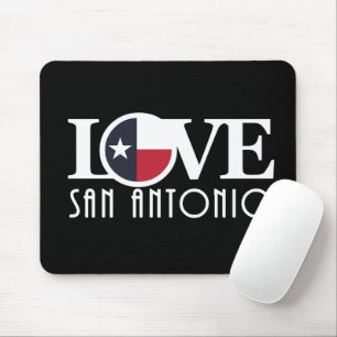 LOVE San Antonio Mouse Mat