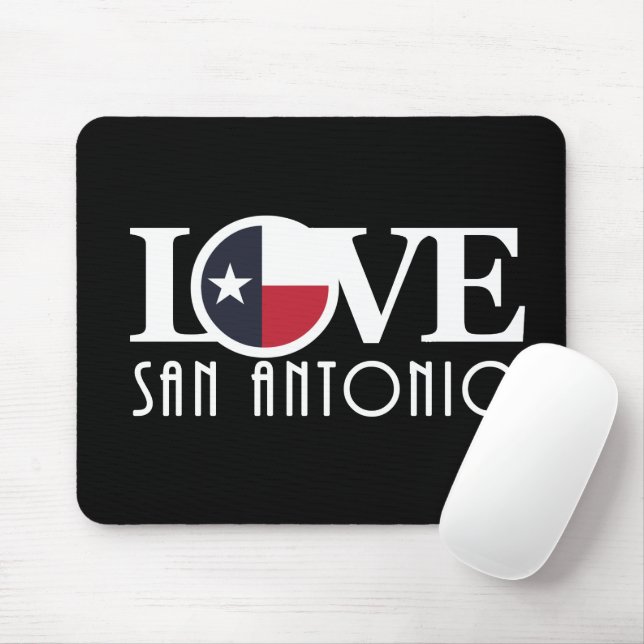 LOVE San Antonio Mouse Mat (With Mouse)