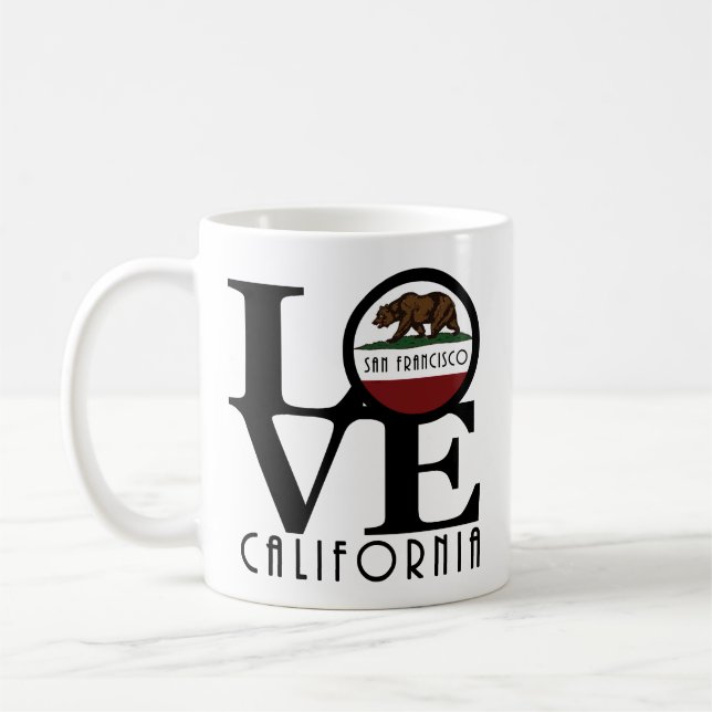 LOVE San Francisco 15oz Coffee Mug (Left)