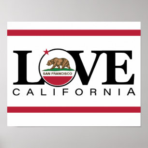 LOVE San Francisco Poster