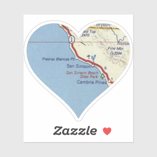 Love San Simeon CA (Sheet)